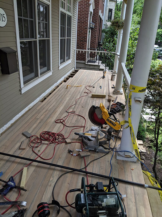 Wrigleyville Front Porch Restoration